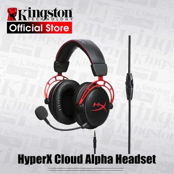 Kingston HyperX Cloud Alpha Limited Edition Киберспортивная слушалка микрофон Детска Слушалка за Мобилен Жични микрофони Кабелна Управление