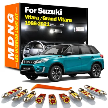 MDNG Canbus Led Комплект вътрешно Осветление За Suzuki Vitara За Grand Vitara 1988-2014 2015 2016 2017 2018 2019 2020 2021 Автомобилни Led Лампи