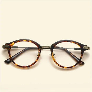 TR90 Рамки За Очила Дамски Мъжки Реколта Прозрачни Кръгли Очила За Очите Оптични Предписани Рамки За Очила Очила Oculos