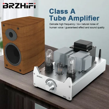 BRZHIFI Audio A20B Одноконтурный клиенти усилвател клас A Hi-Fi от меломани клас 6N3C 6L6 EL34 Усилвател на звука 80 W × 2 за домашно кино
