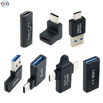 YuXi USB 3.0 Type-C 3.1 OTG Кабел Адаптер Type C USB-C OTG Конвертор за Samsung, Huawei, Xiaomi Мишка, Клавиатура, USB Флаш Диск