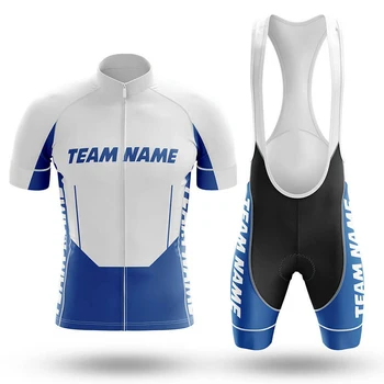 2022 Потребителско име отбора M9 - Мъжки велосипедна риза и костюм с къси панталонки-нагрудниками